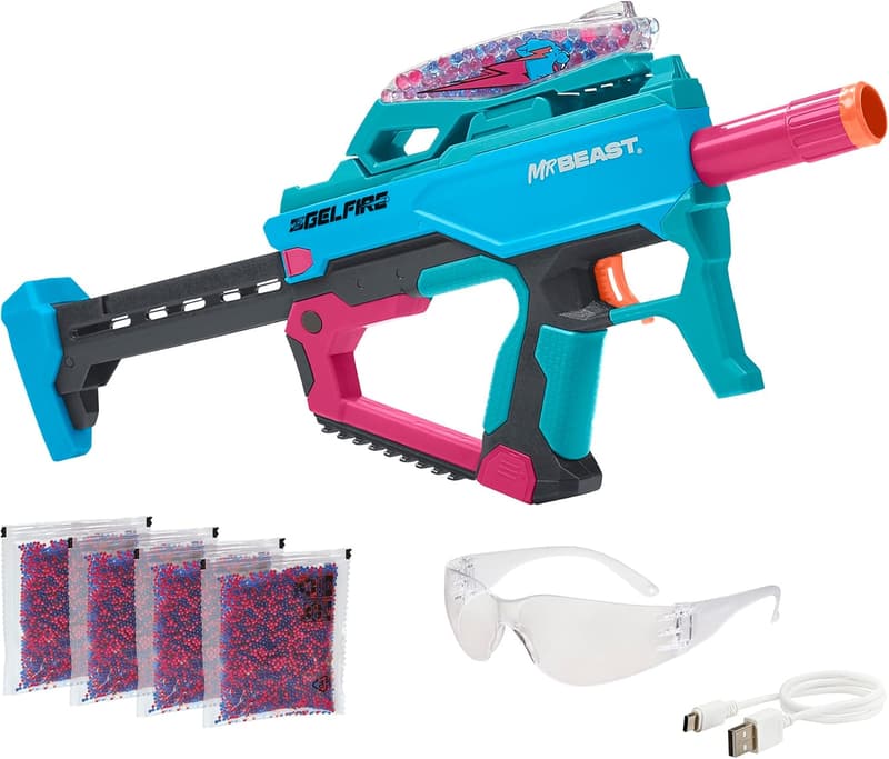 NERF Pro Gelfire Blaster with 20,000 Rounds & Rechargeable Battery