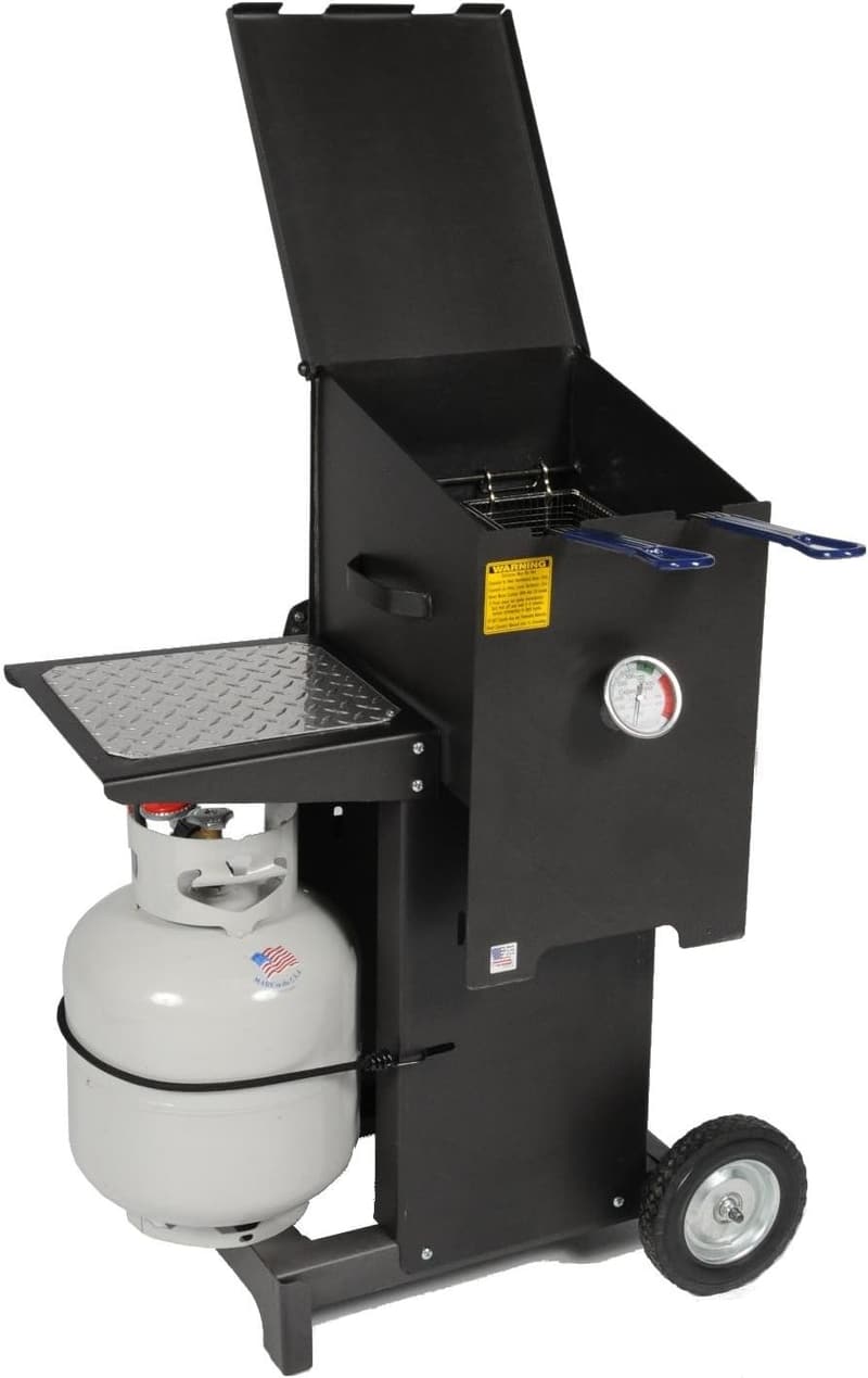 Cajun Fryer 6 Gallon Propane Deep Fryer with Stand & Baskets