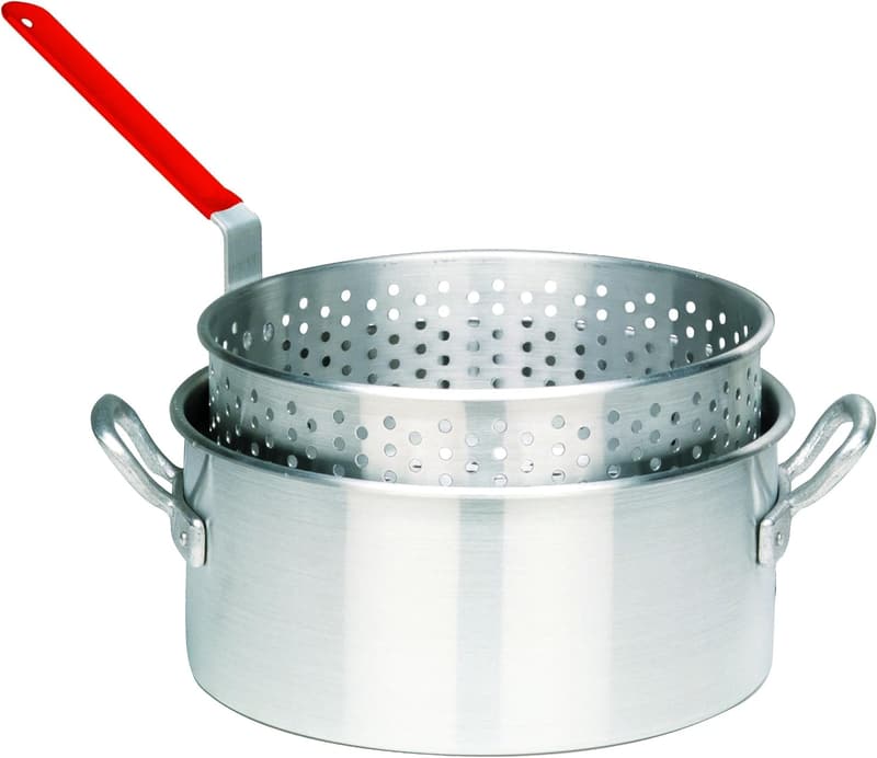 Outdoor Propane Fryer Package with Aluminum Pot and Steel Frame