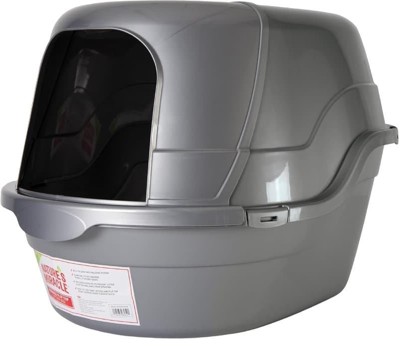 Cat Litter Box with Hood and Odor Control Filter