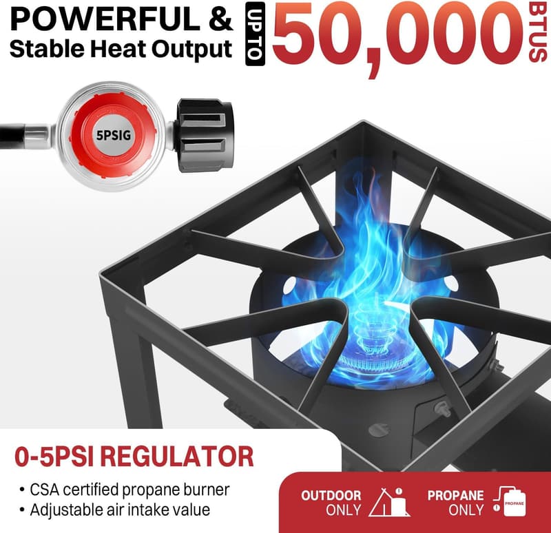 50,000 BTU Outdoor Turkey & Seafood Fryer Set