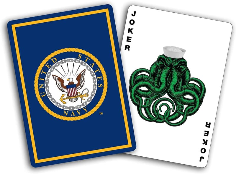 Navy Playing Cards - Professional Quality for Game Night