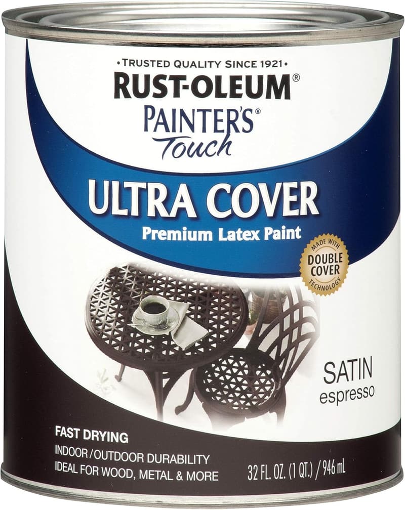 Espresso Satin Latex Paint - Rust-Oleum 2X Ultra Cover