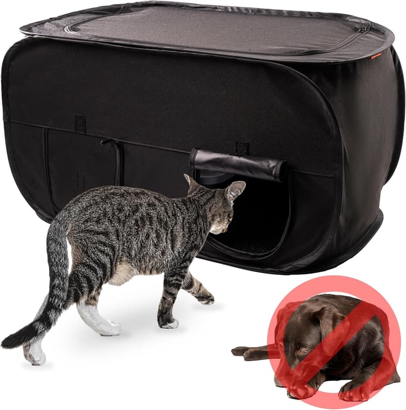 Discreet Cat Litter Box Enclosure with Easy-Clean Design