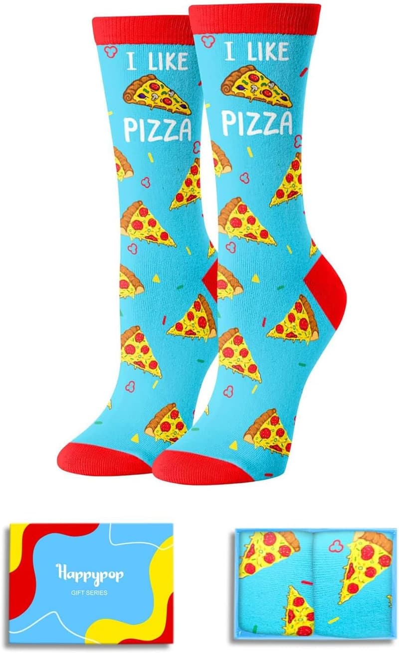 Funny Socks for Women – Pickle, Cookie, Popcorn Designs