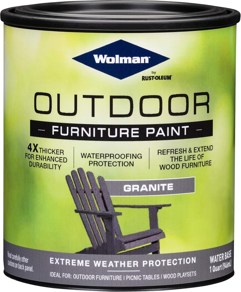 Outdoor Furniture Paint - Granite - Quart Size