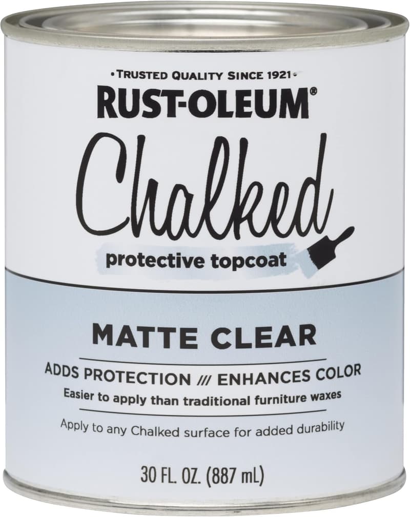 Chalked Ultra Matte Clear Topcoat Paint - 30 oz