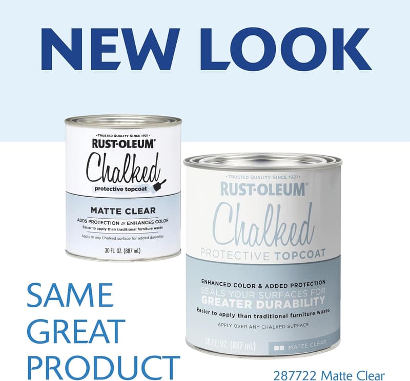 Chalked Ultra Matte Clear Topcoat Paint - 30 oz