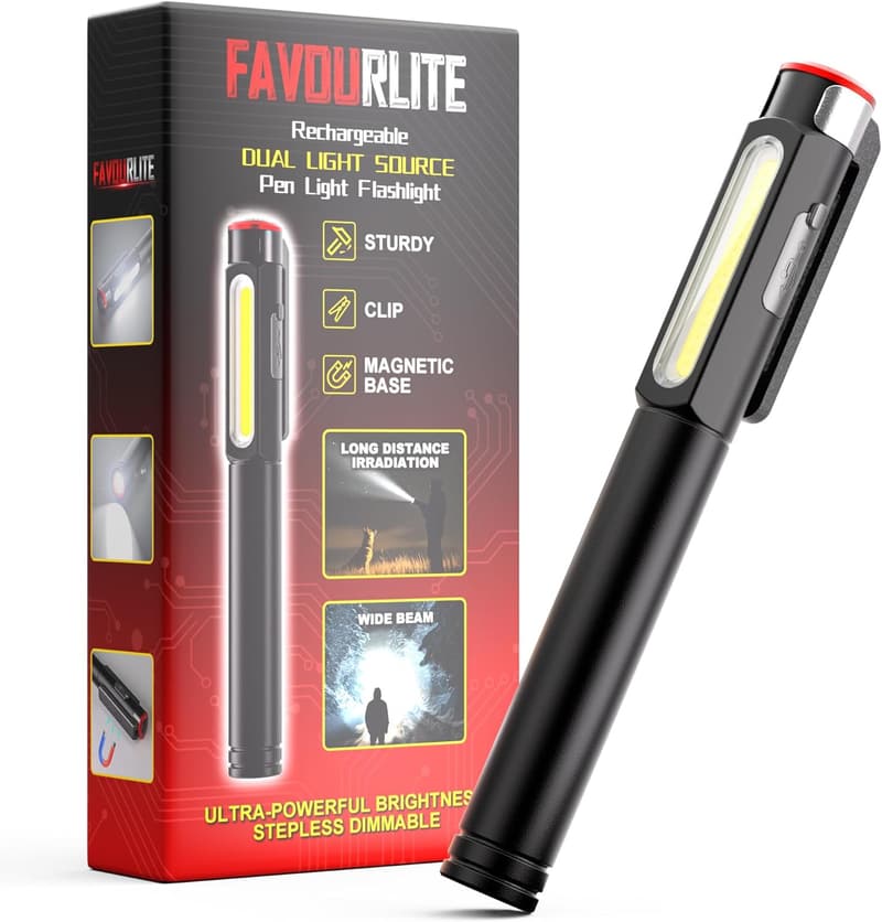Portable 800 Lumens LED Pen Flashlight for Nurses