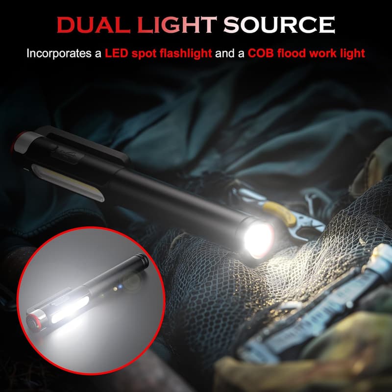 Portable 800 Lumens LED Pen Flashlight for Nurses