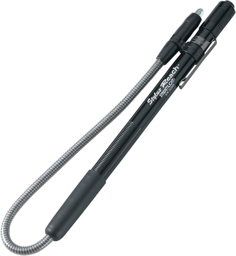 Streamlight Stylus Pen Light with 7-Inch Flexible Cable, Black