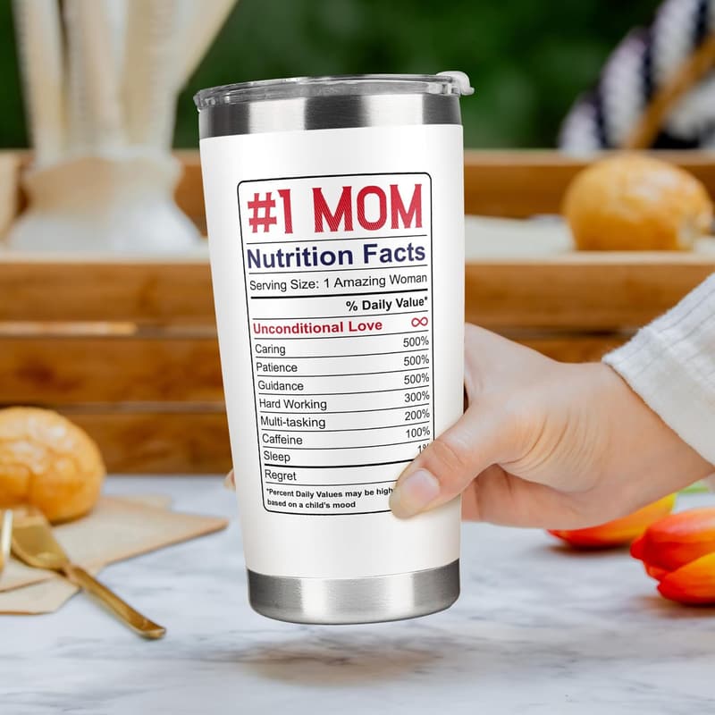 Mother's Day 20 oz Stainless Steel Tumbler for Mom