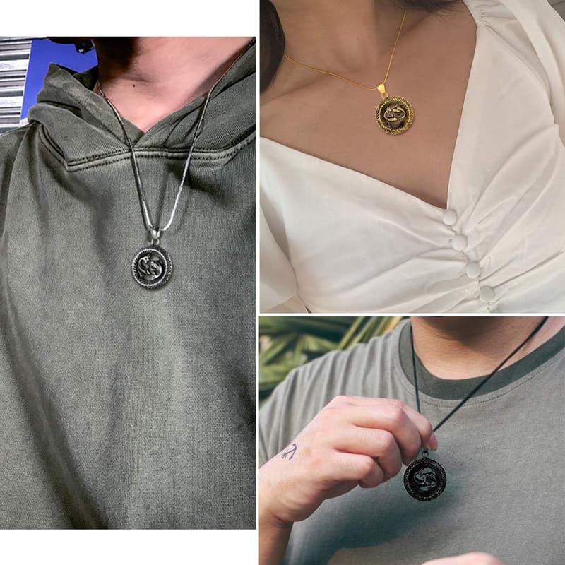 Zodiac Star Sign Necklace in 316L Stainless Steel for Birthday Gifts