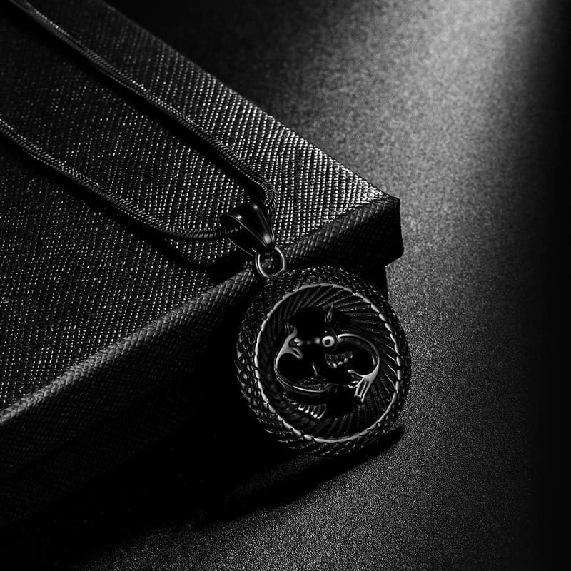 Zodiac Star Sign Necklace in 316L Stainless Steel for Birthday Gifts