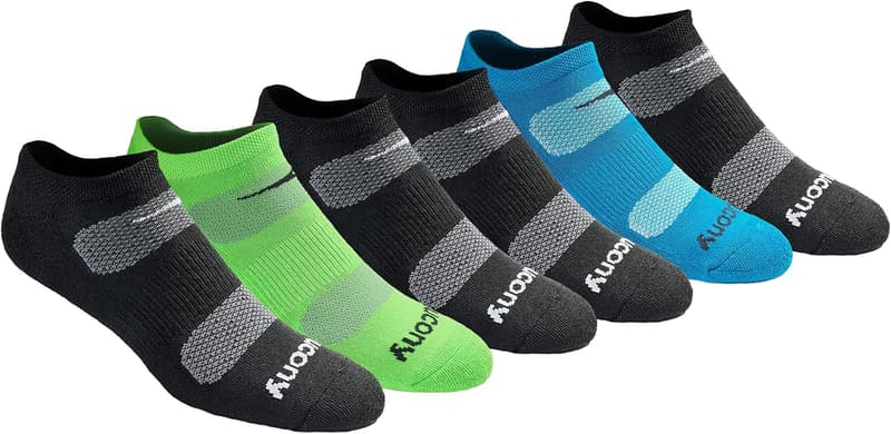 Men's Performance No-Show Socks, Comfort Fit, 6-18 Pairs