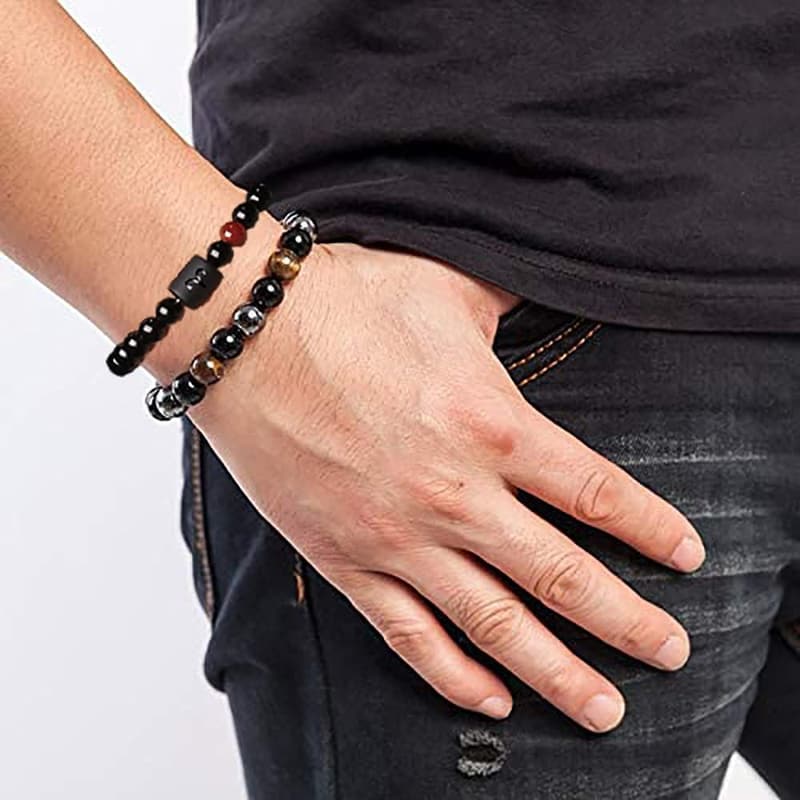 Zodiac Sign Stretch Bracelet for Men & Women - 12 Constellations