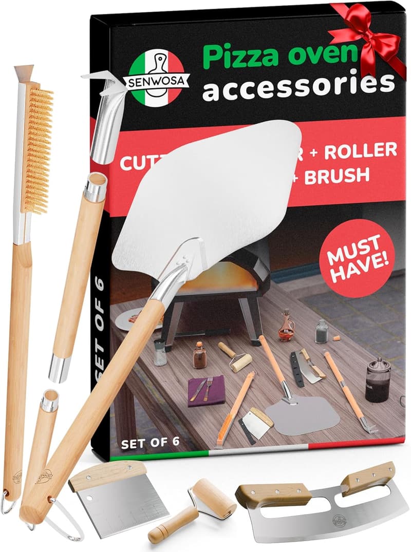 Home Pizza Making Accessories Kit - 6-Piece Set
