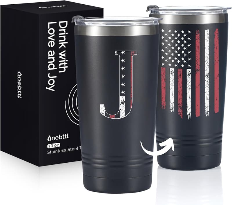Personalized 20oz Stainless Steel Tumbler for Men