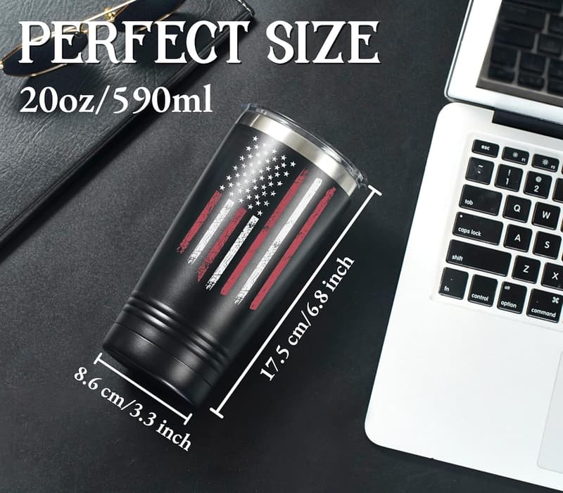 Personalized 20oz Stainless Steel Tumbler for Men