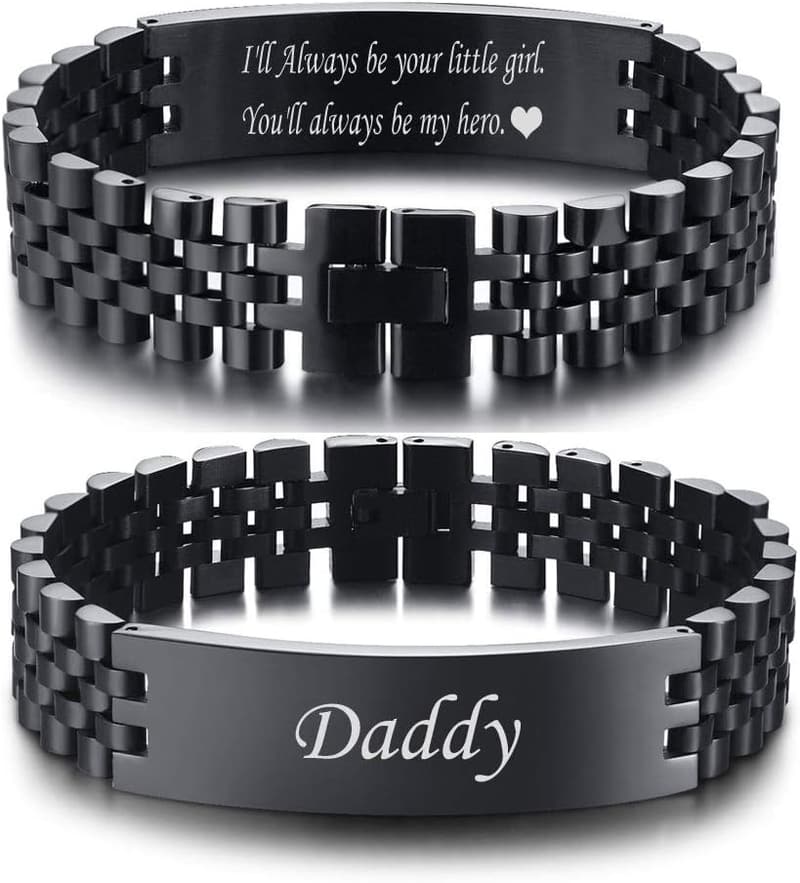 Personalized Stainless Steel Watch Band for Men