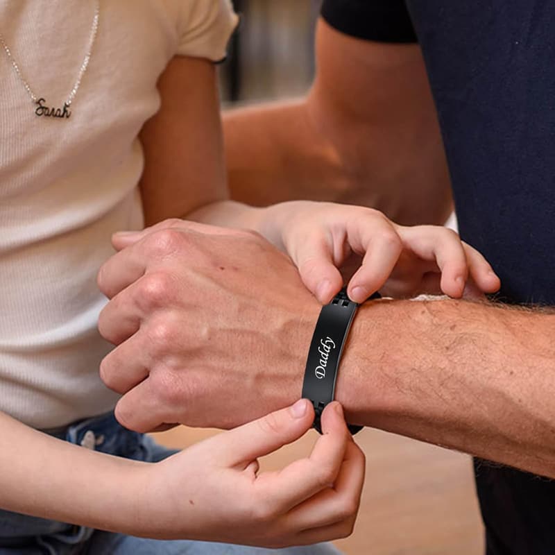 Personalized Stainless Steel Watch Band for Men