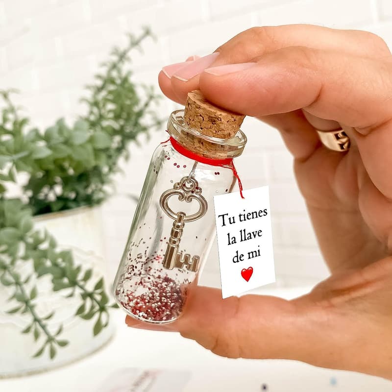 Romantic Message in a Bottle Gift for Couples