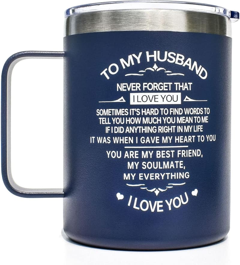 Funny Personalized Stainless Steel Coffee Mug for Him