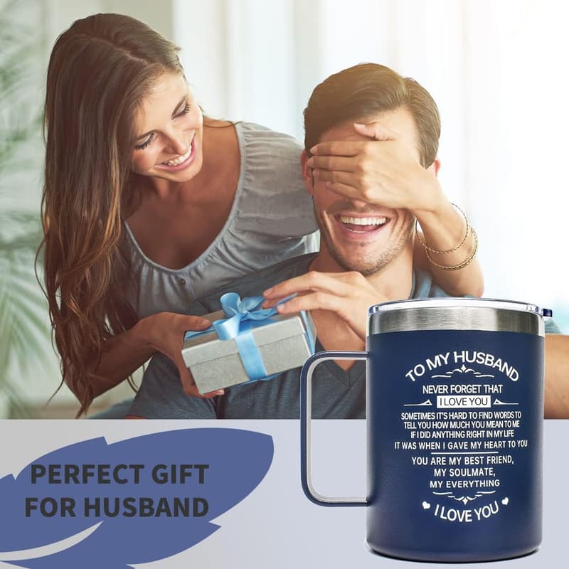 Funny Personalized Stainless Steel Coffee Mug for Him