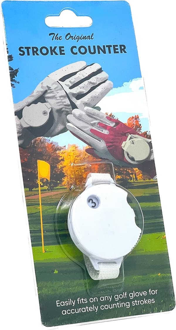 Universal Golf Glove Fastener with Original Stroke Counter
