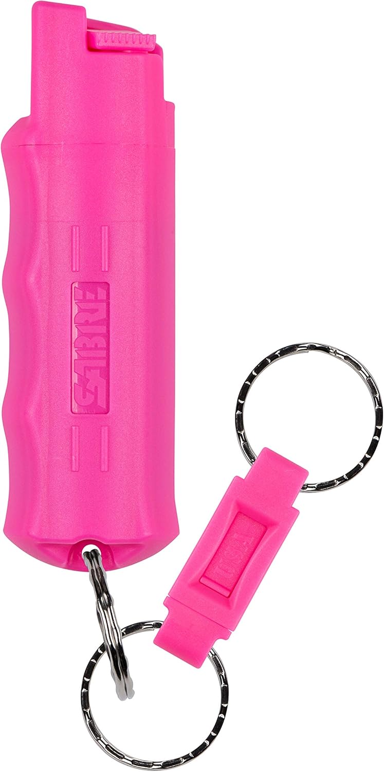 SABRE Maximum Strength Pepper Spray with Quick Release Keychain