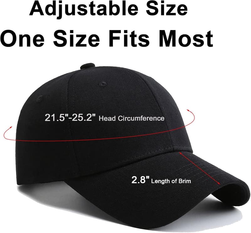 Adjustable Classic Cotton Baseball Cap for Golf Enthusiasts