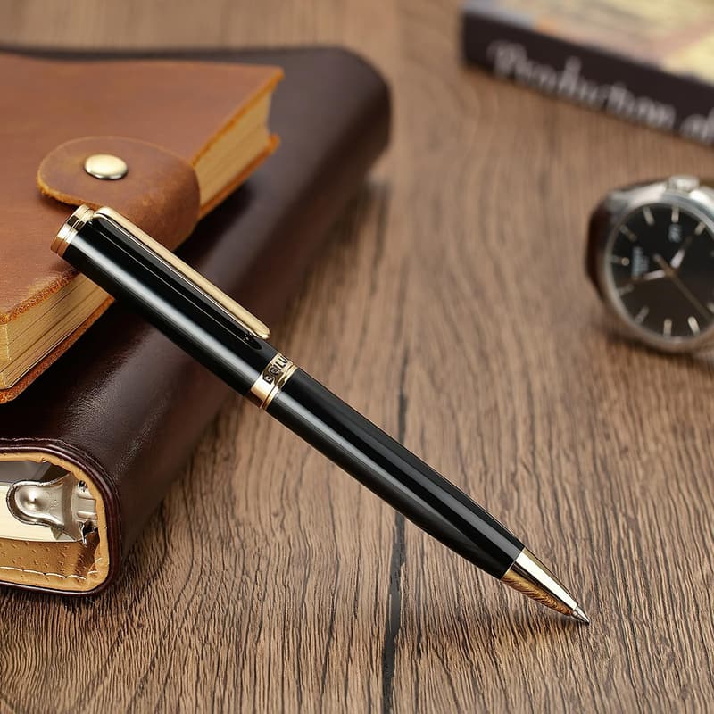 Luxury Gel Pen Set with 24K Gold Finish for Professionals