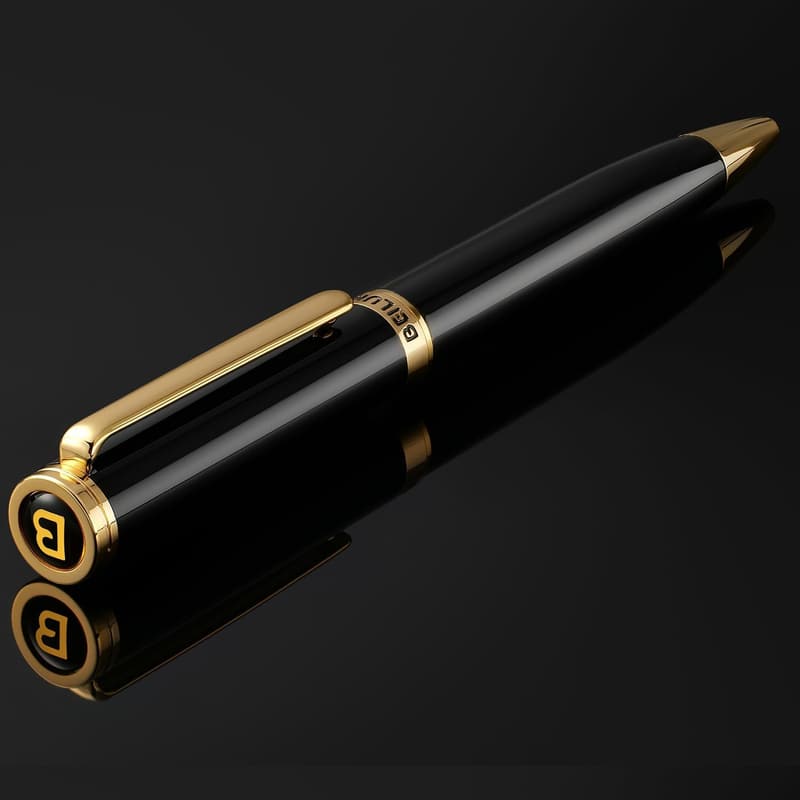 Luxury Gel Pen Set with 24K Gold Finish for Professionals
