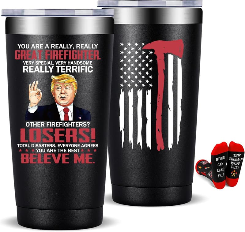 Firefighter Tumbler - Perfect Gift for Graduations and Birthdays