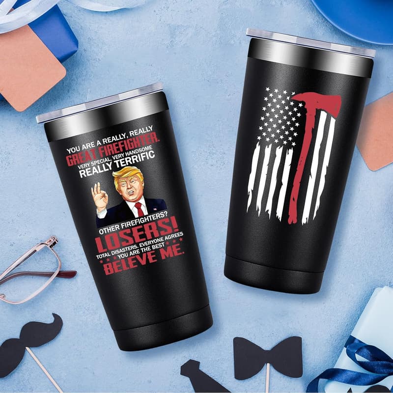 Firefighter Tumbler - Perfect Gift for Graduations and Birthdays