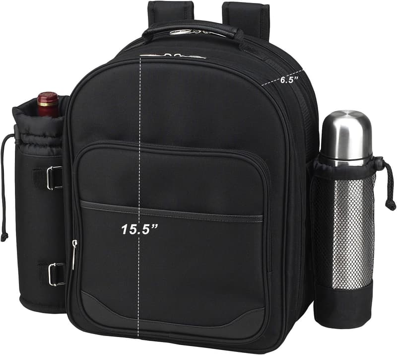 2-Person Picnic Backpack with Cooler & Coffee Service