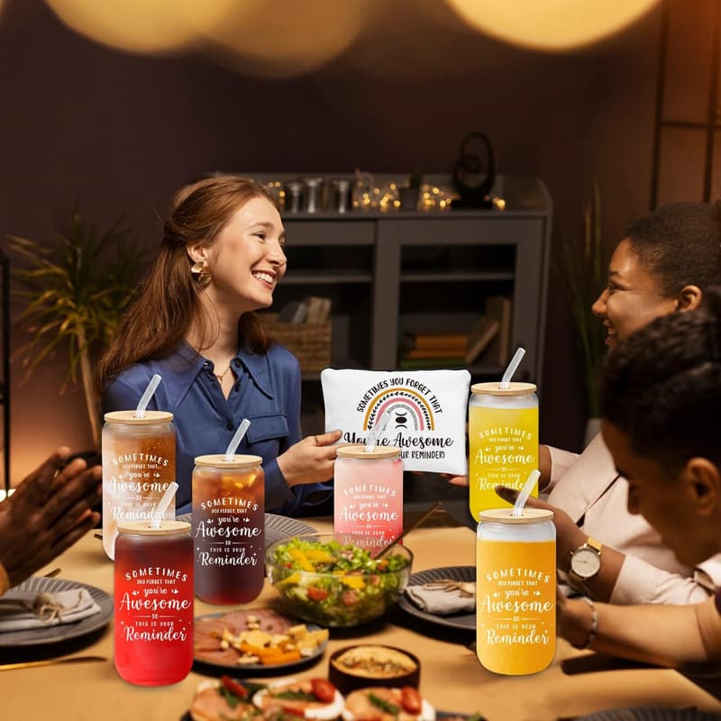 Employee Appreciation Thank You Gift Set – Can Glasses & Accessories