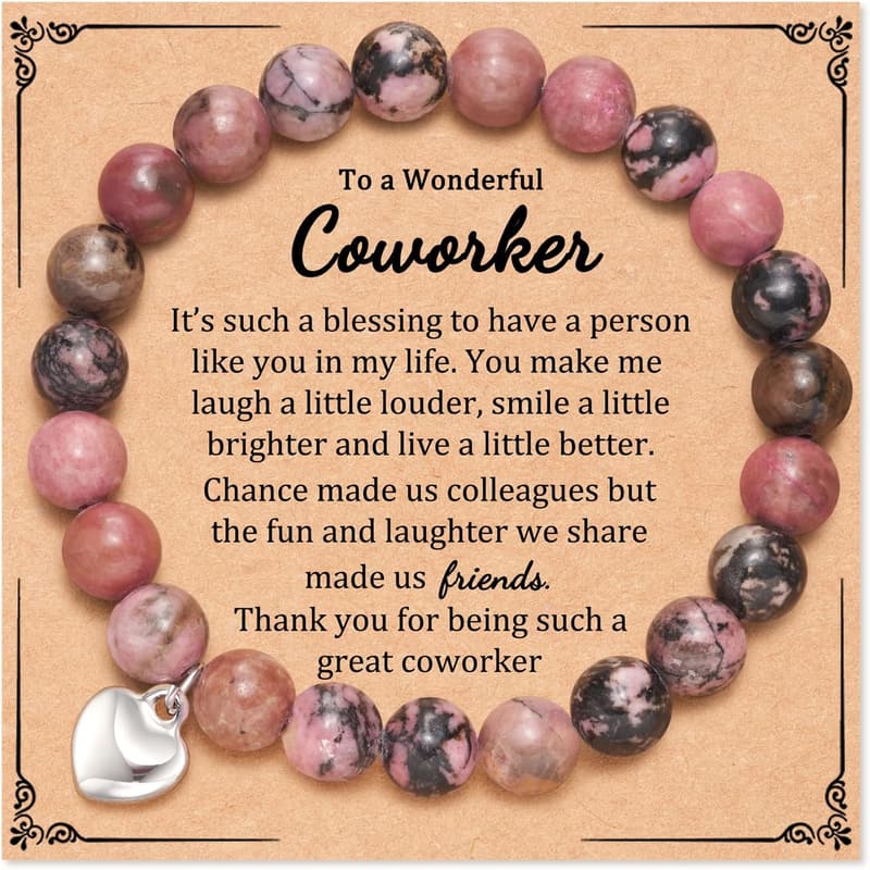 Thank You Gift for Women - Natural Stone Beaded Bracelet