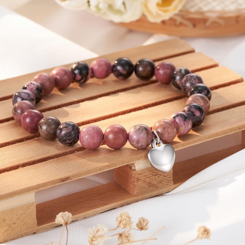 Thank You Gift for Women - Natural Stone Beaded Bracelet