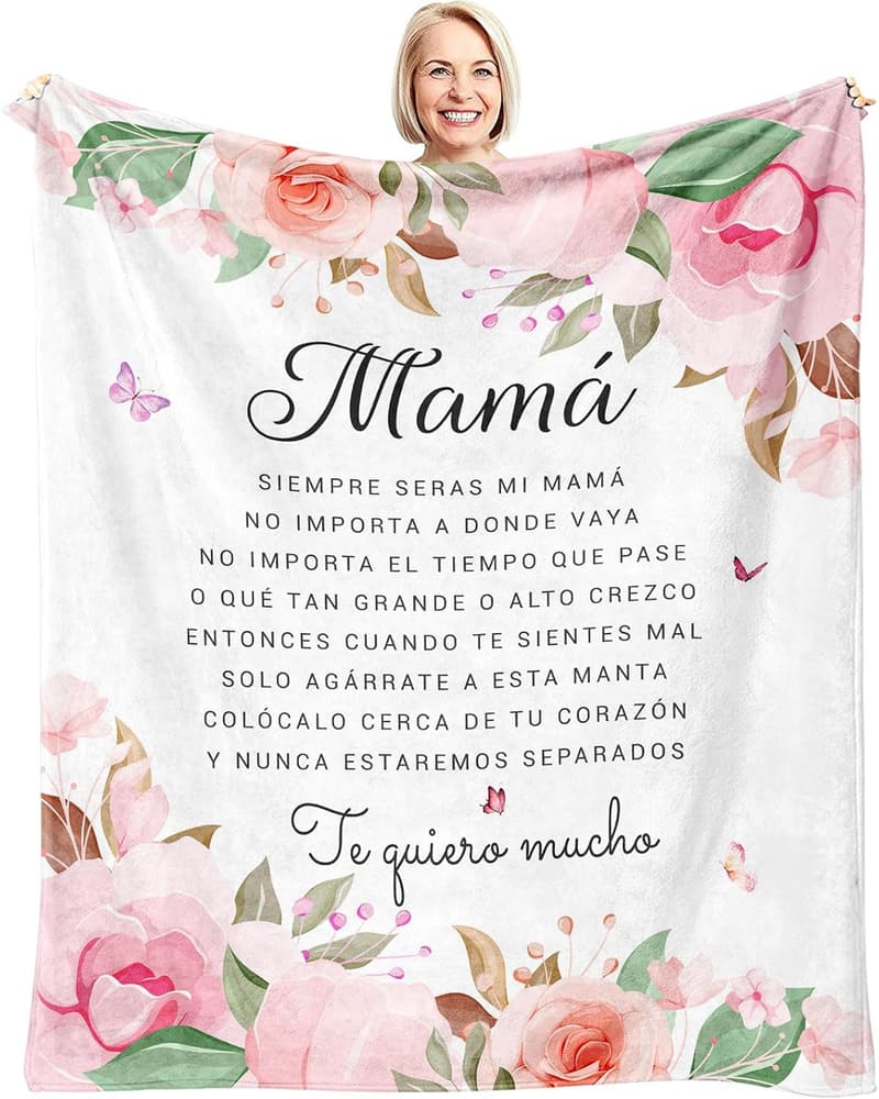 Birthday Gifts for Mom - Spanish Throw Blanket 60
