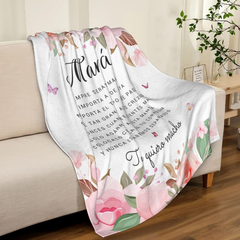 Birthday Gifts for Mom - Spanish Throw Blanket 60