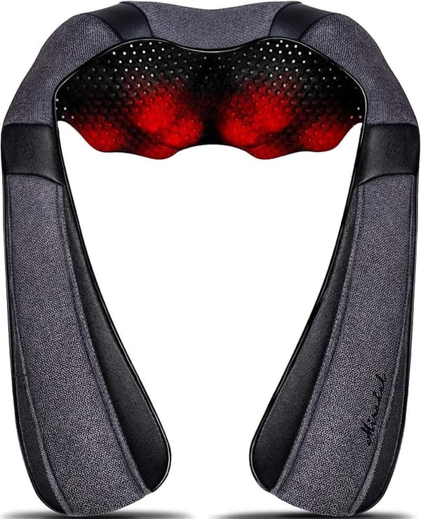 Ergonomic Shiatsu Neck & Back Massager with Heat