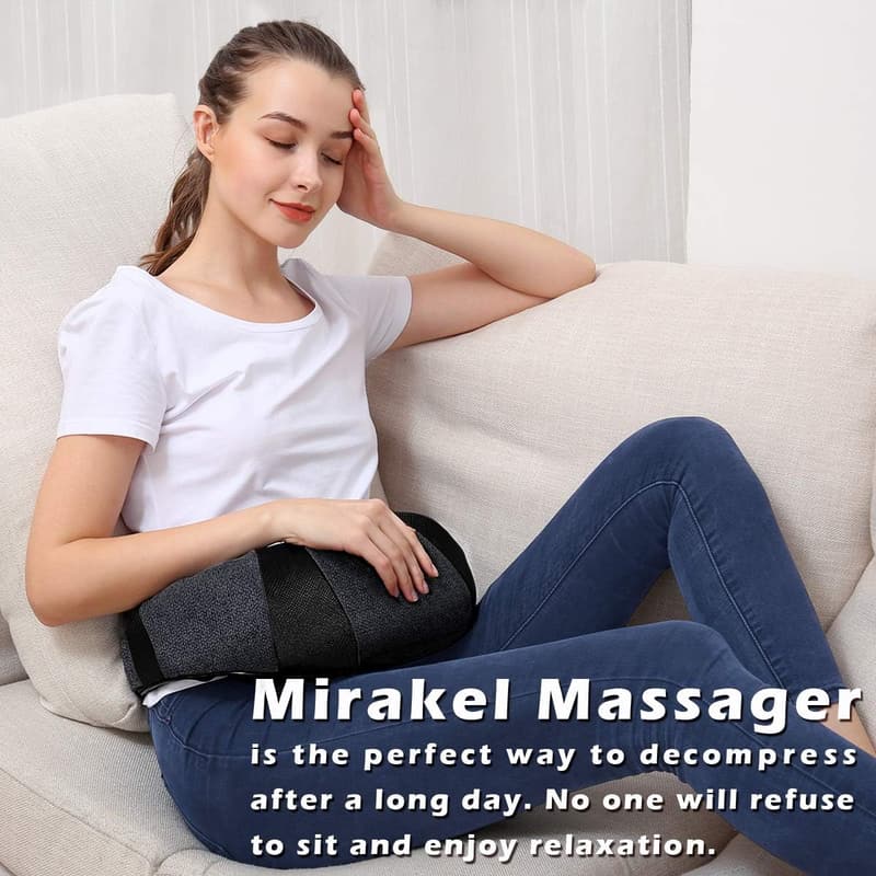 Ergonomic Shiatsu Neck & Back Massager with Heat