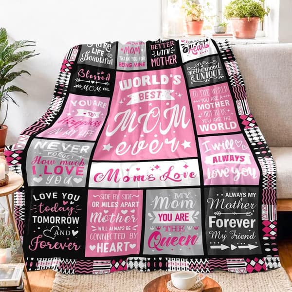 Cozy Blanket Gift for Mom - Perfect for Birthdays & Holidays