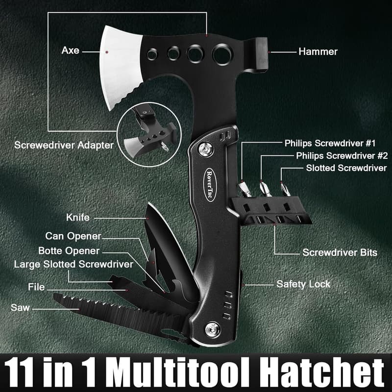 Father's Day Gift: 11-in-1 Multitool Axe Set for Dad