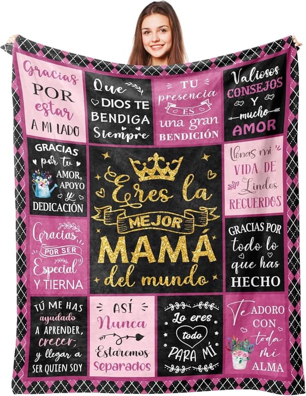 Birthday Blanket for Mom - 50