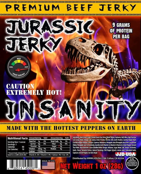 Ghost Pepper Beef Jerky Challenge - 1 oz Bag