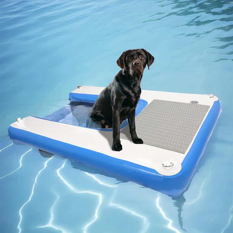 Durable Inflatable Water Ramp for Dogs - 60