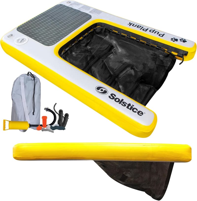 Floating Dog Water Ramp - XL Inflatable Pet Plank for Boats & Docks