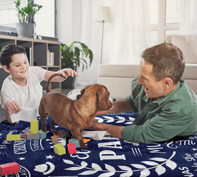 Father's Day Blanket for Dad | 50x60in | Best Dad Ever